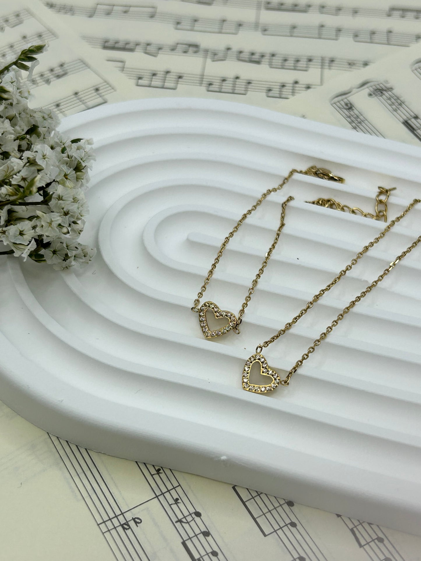 Nouveau! Collier Mini Coeur