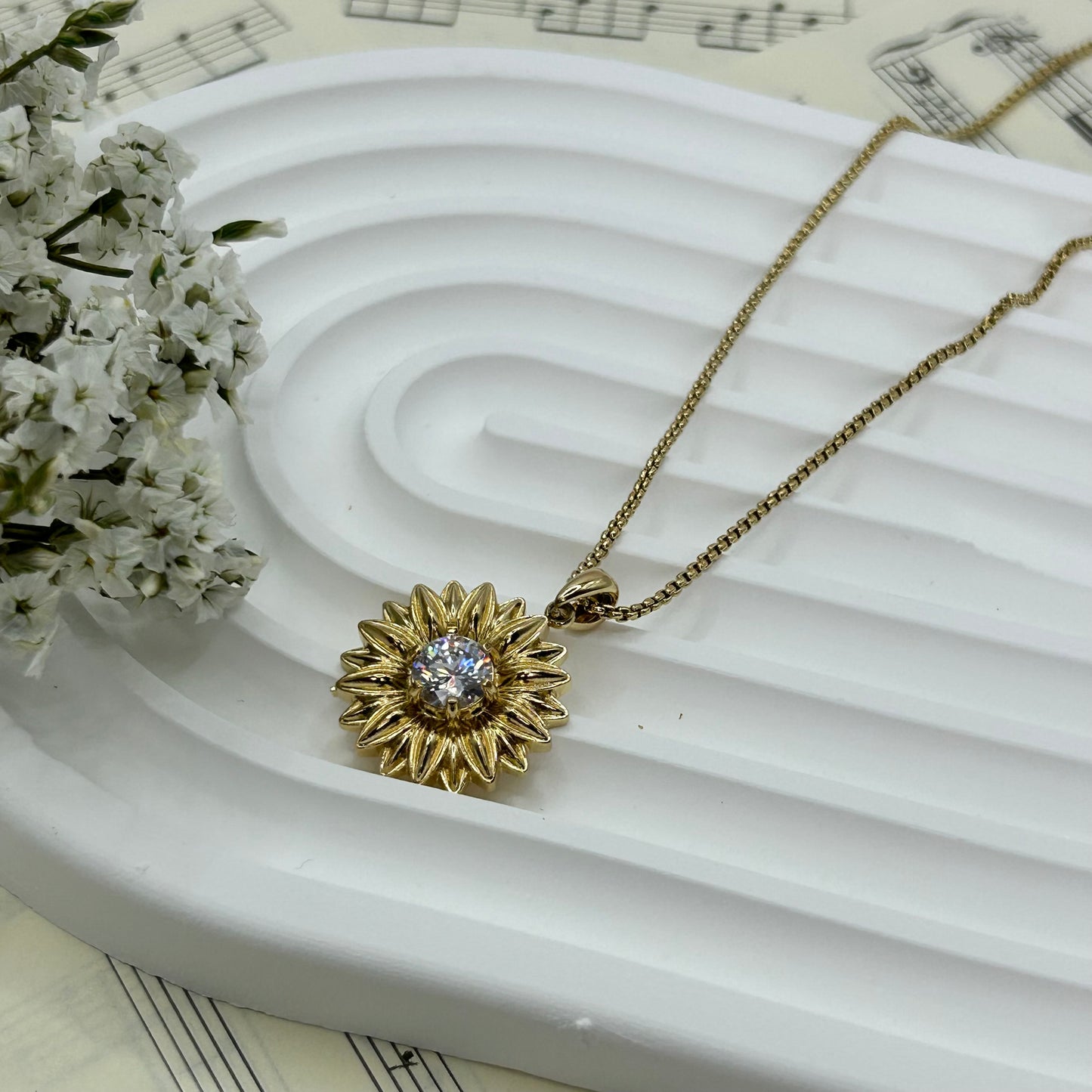Nouveau! Collier Éclat de Tournesol