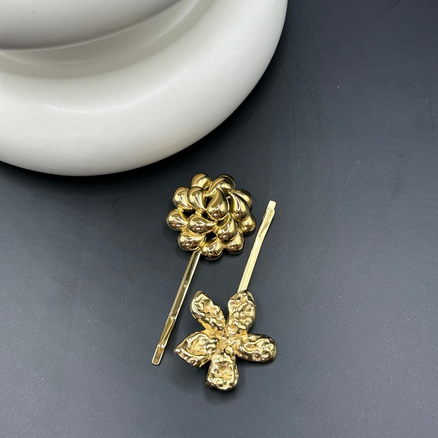 Barrette Fleur d’or Maison M Bijoux