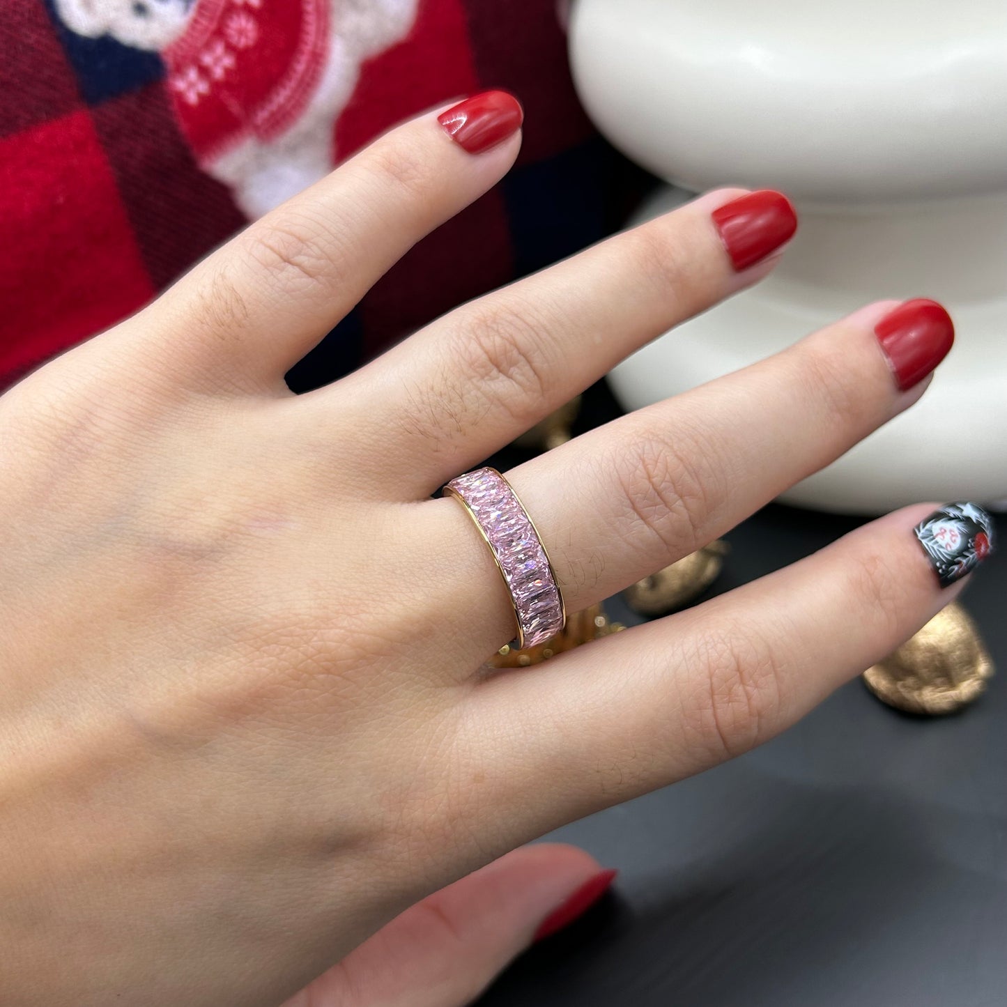Nouveau! Bague Royale Rose Maison M Bijoux