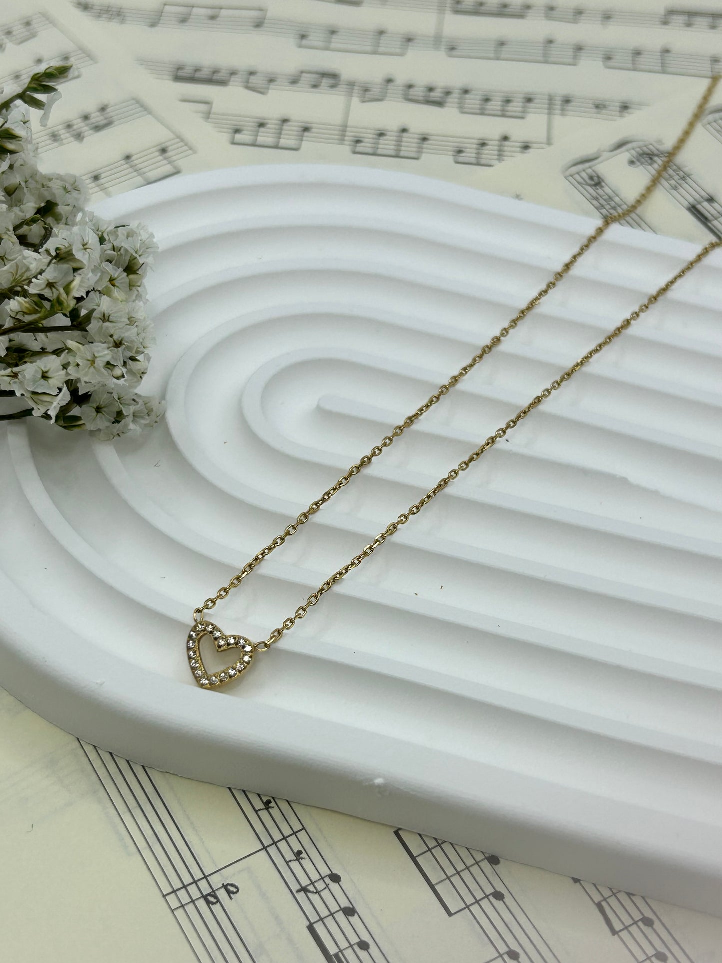 Nouveau! Collier Mini Coeur