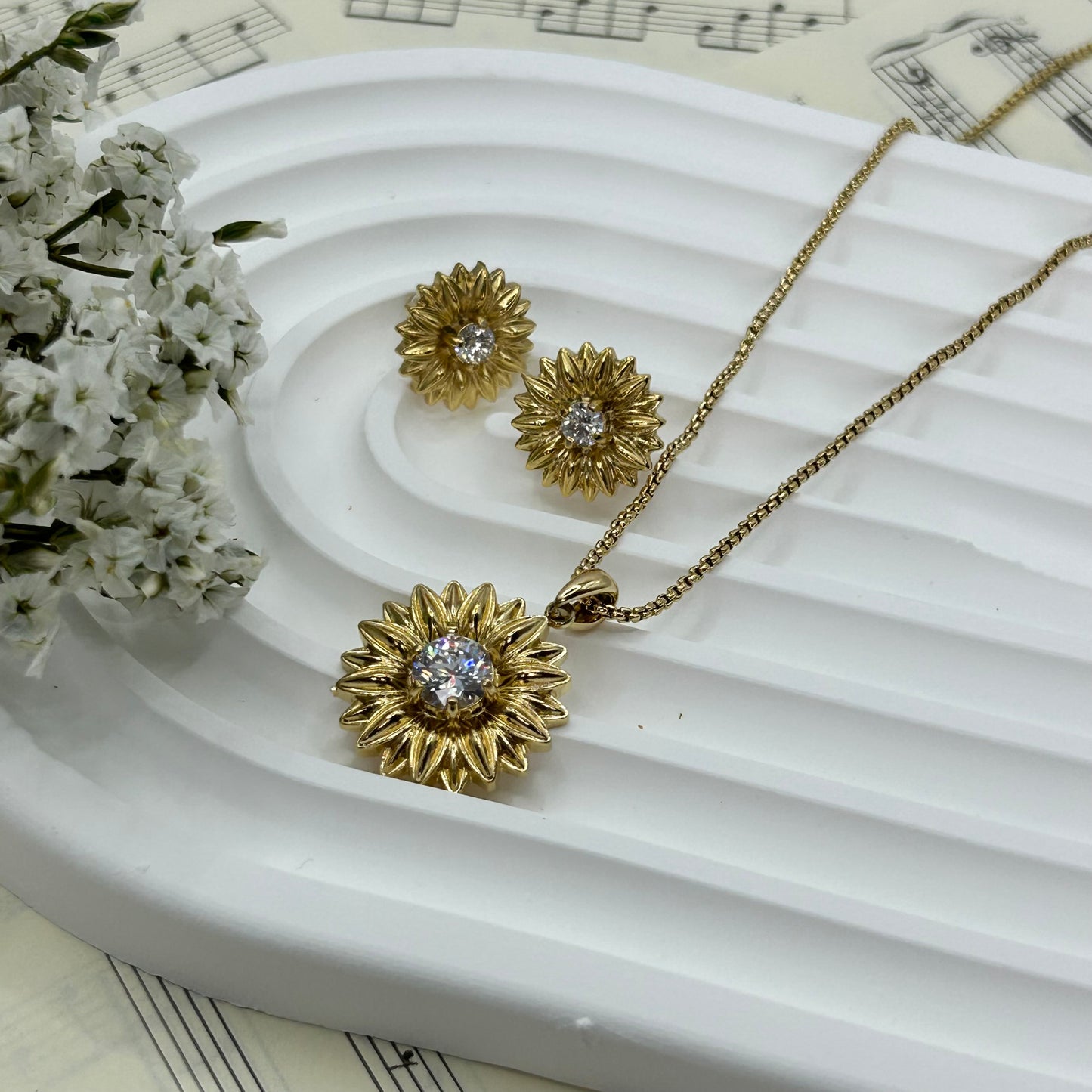 Nouveau! Collier Éclat de Tournesol