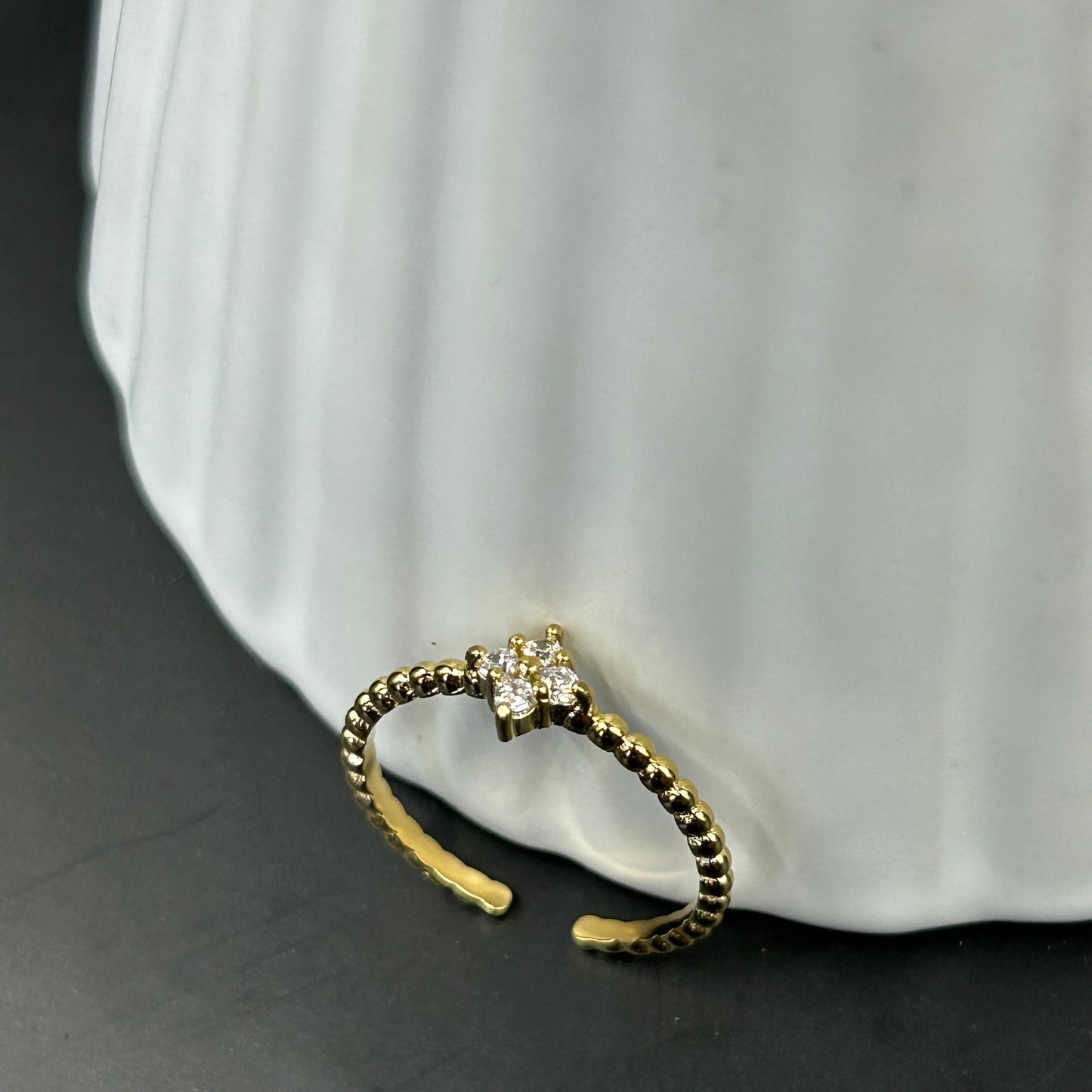 Nouveau! Bague Fleur de Lune Maison M Bijoux