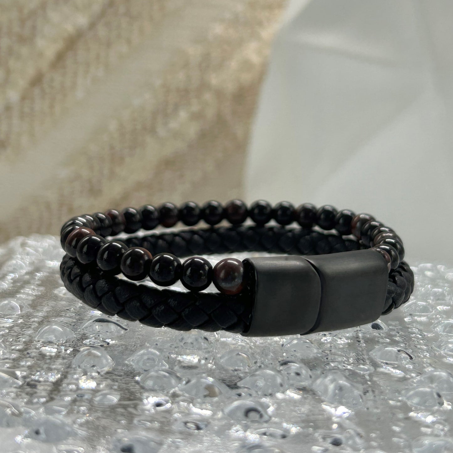 Bracelet Œil de tigre pour homme - Maison M Bijoux