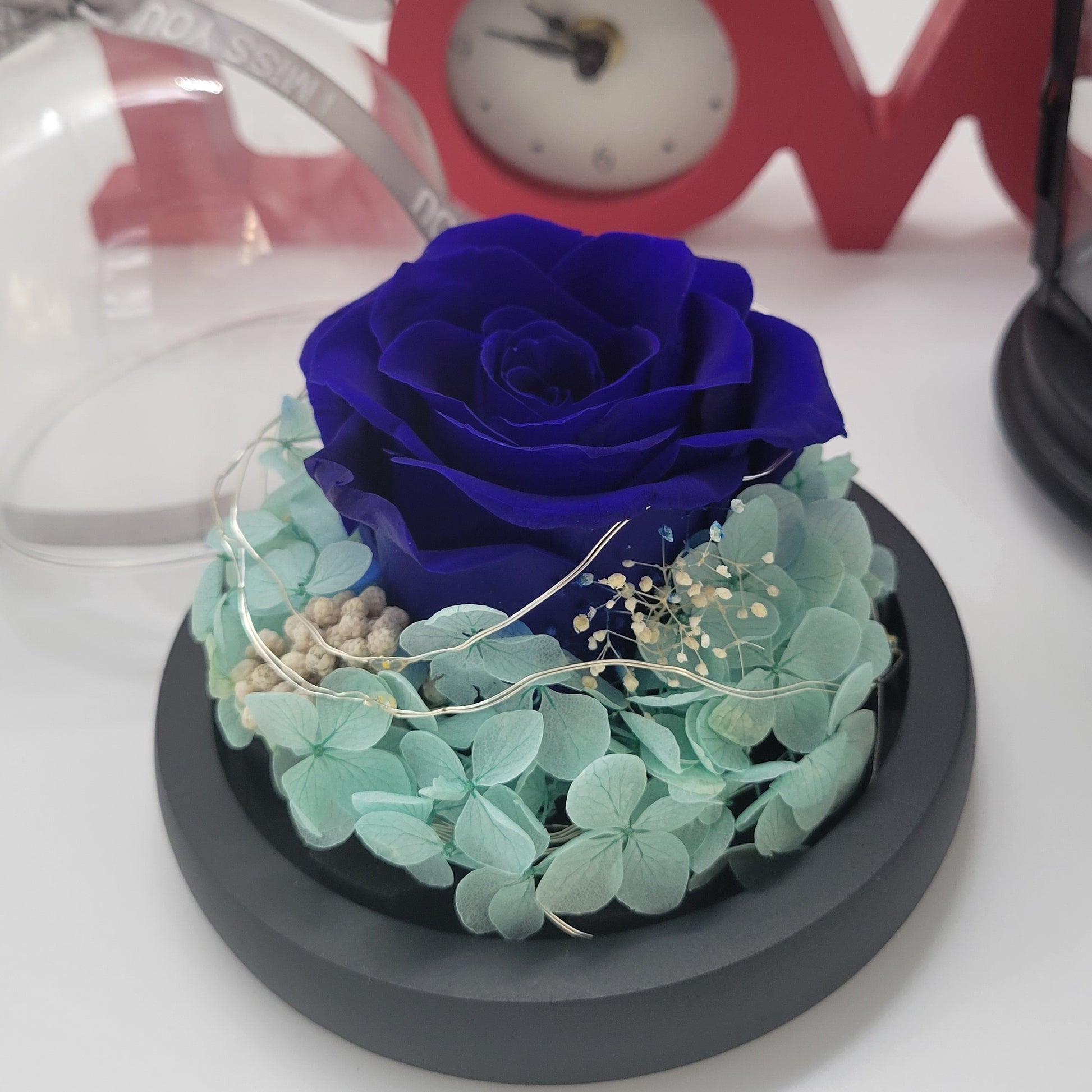 Rose éternelle Bleue - Maison M Bijoux